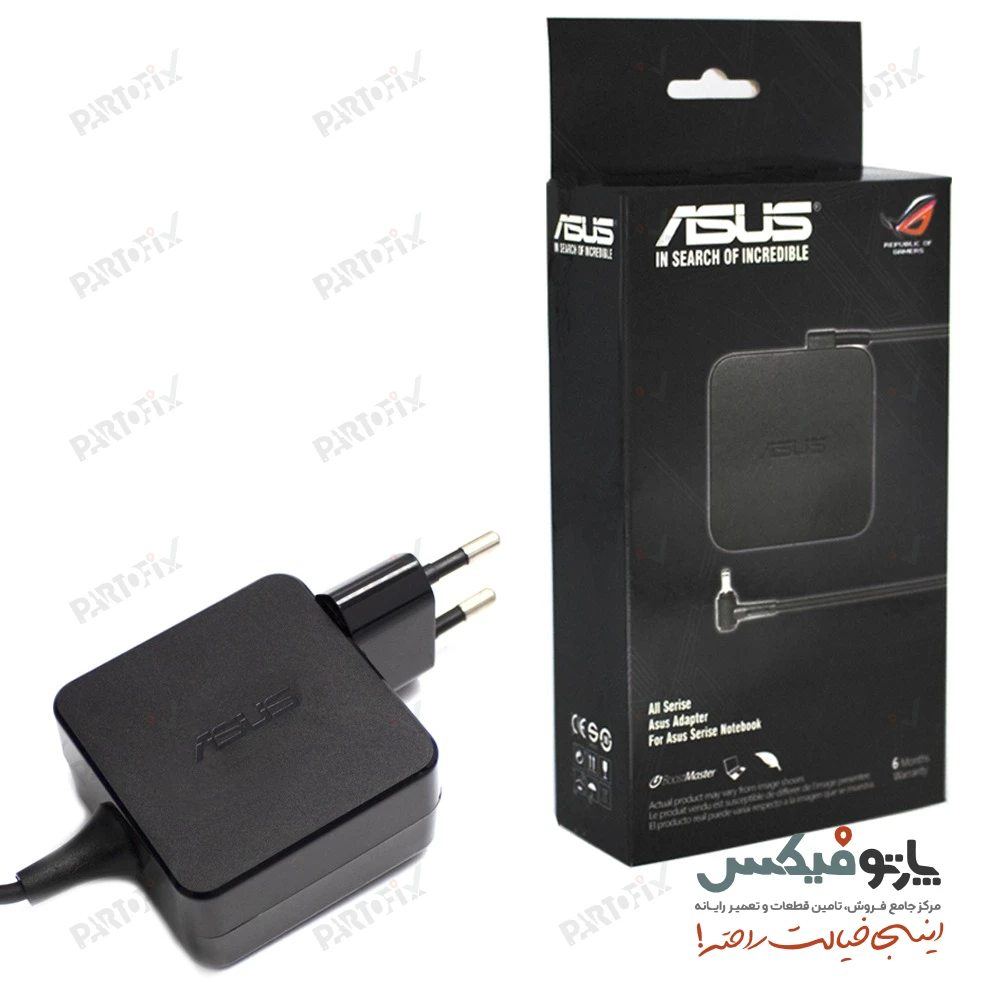 شارژر اورجینال لپ تاپ ایسوس 19 ولت 1.75 آمپر کانکتور Micro USB